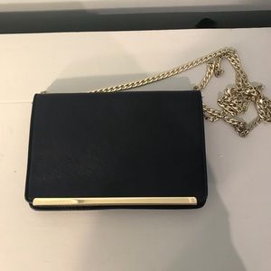 Navy blue handbag